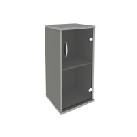 Шкаф низкий узкий правый (1 низкая дверь стекло) RIVA А.СУ-3.2 Пр